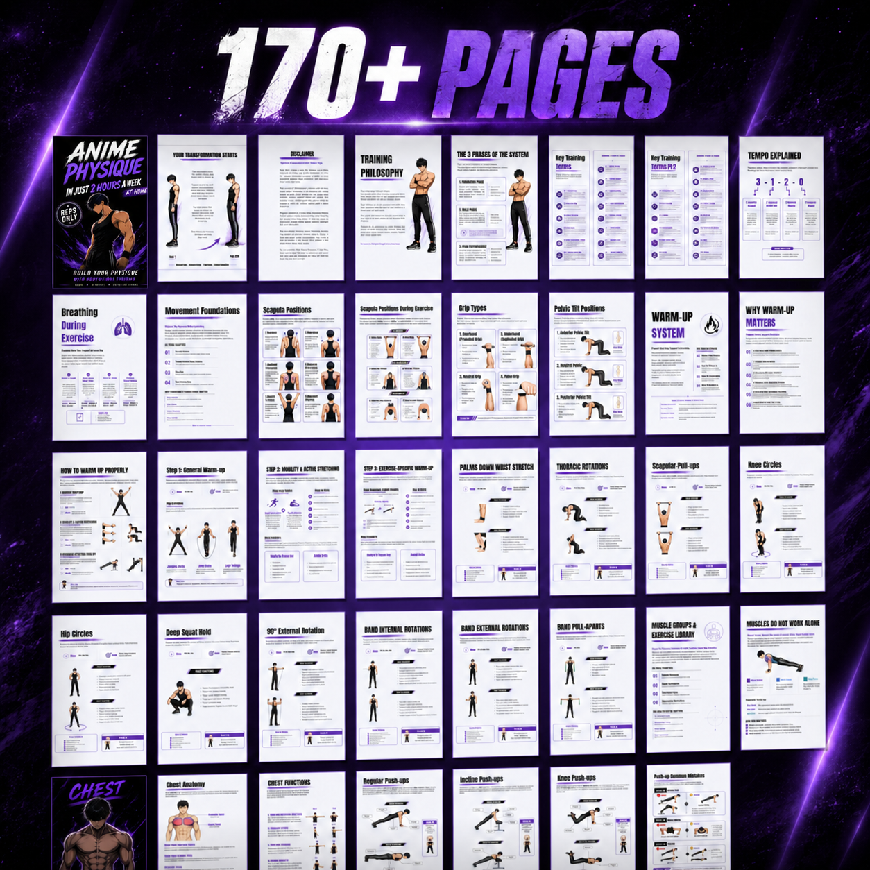 Build The Anime Physique At Home In Just 2 Hours a Week: Playbook
