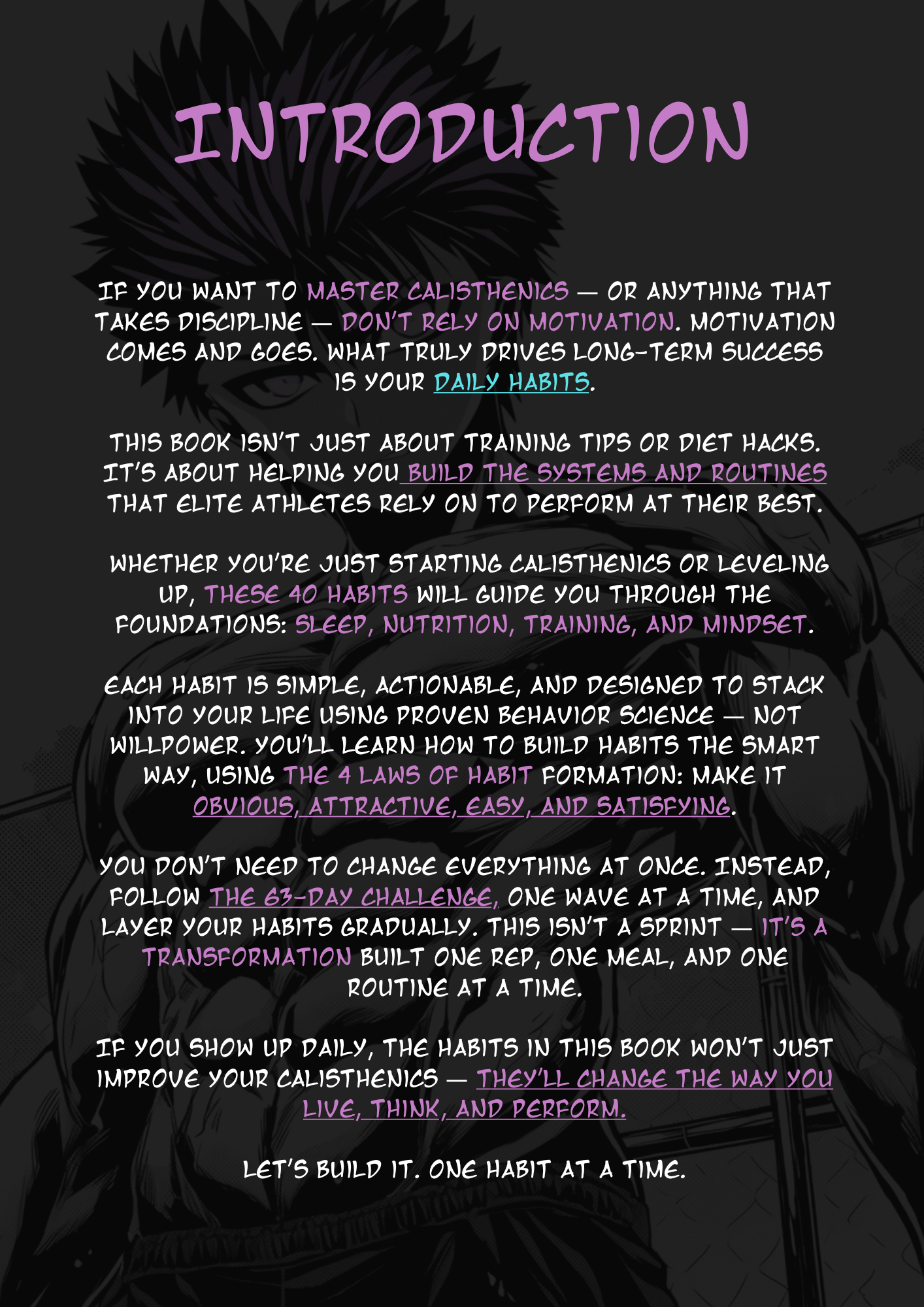 40 Habits of The Elite Calisthenics Athletes