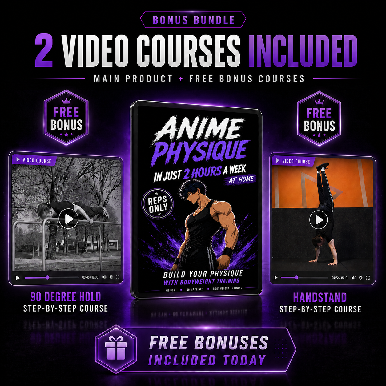 Build The Anime Physique At Home In Just 2 Hours a Week: Playbook